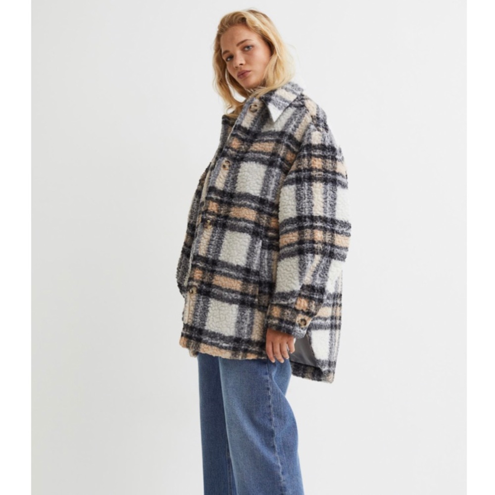 H&M faux shearling shacket - Picture 8 of 12